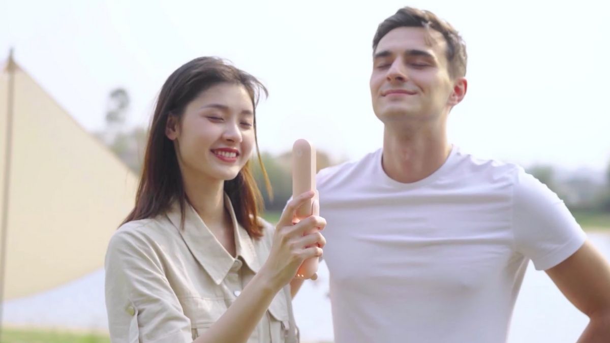 JISULIFE Handheld Mini Fan 3 IN 1 USB Rechargeable Portable Fan Pink: Smart Travel Essential