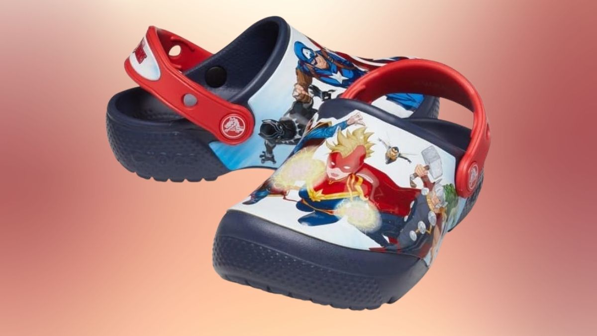 Crocs Kids’ Fun Lab Avengers Patch Clogs: Superhero Style Meets Comfort