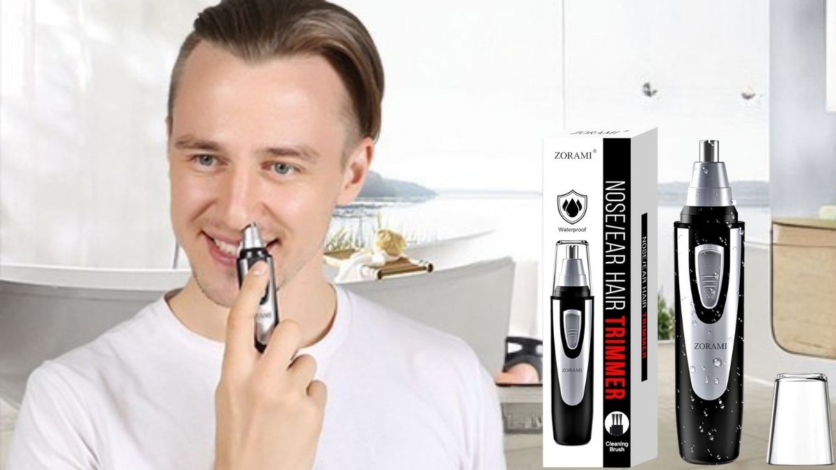 ZORAMI Professional Ear and Nose Hair Trimmer Clipper: Painless Eyebrow & Facial Hair Trimmer