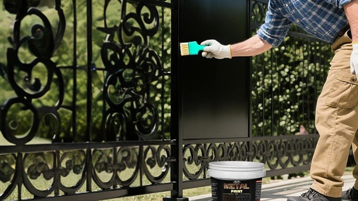 Meuvcol 35 Floz Black Metal Paint: Long-Lasting Protection for Every Metal Surface