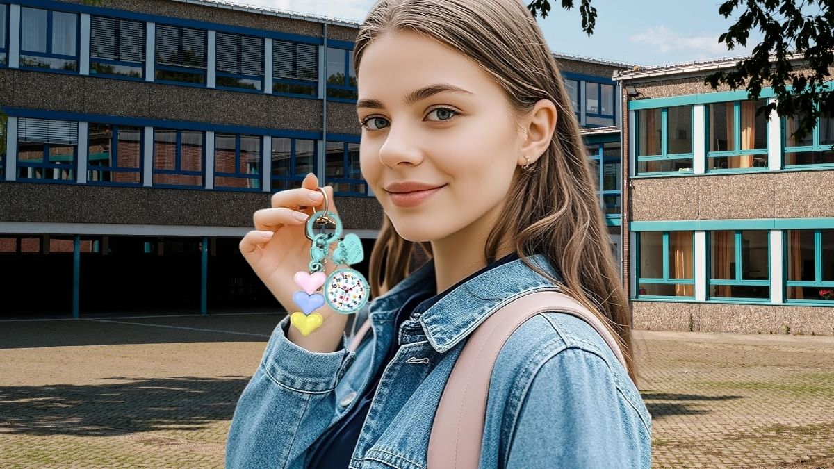 JewelryWe Women’s Clip-on Carabiner Watch