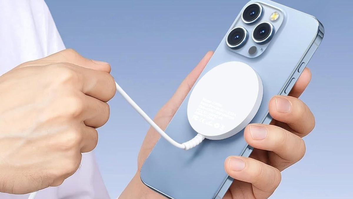 LMOYPD Magnetic Wireless MagSafe Charger for iPhone 15 Series: Fast 15W Charging Solution