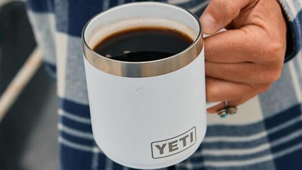 YETI Rambler 10 oz Ceramic Lined Stackable Mug: The Perfect Black Forest Green Companion