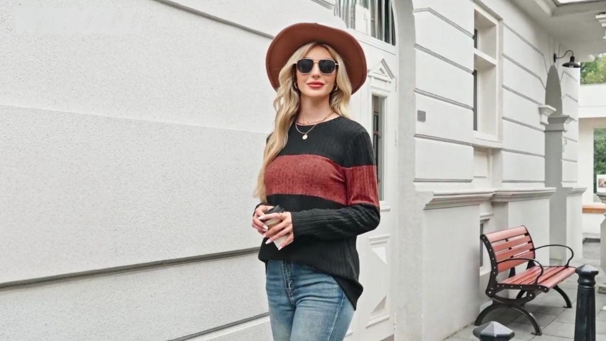 WIHOLL Women’s Color Block Sweaters: The Must-Have Fall & Winter Fashion