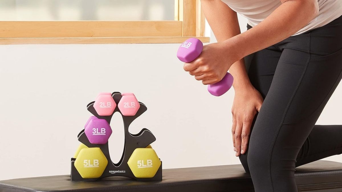 Amazon Basics Neoprene Dumbbell Hand Weights: A Smart Home Workout Choice