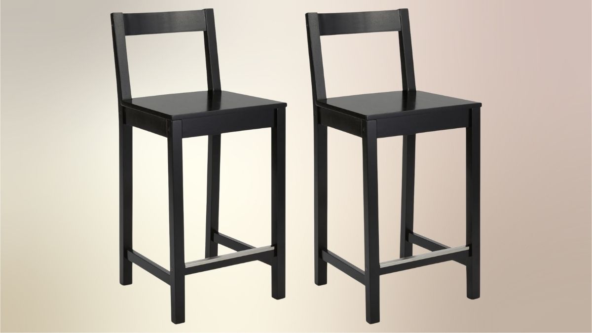 Amazon Basics Wooden Bar Stool with Backrest 24 Inch (Set of 2): A Practical Review for Everyday Kitchens