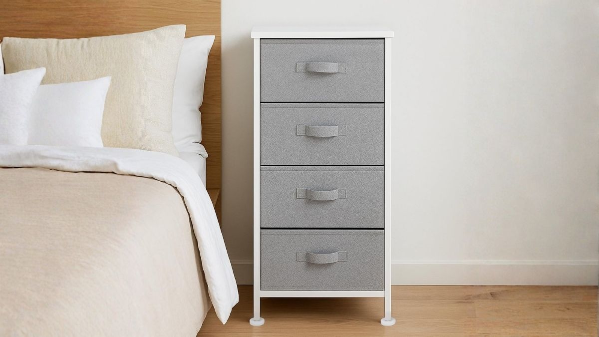 Amazon Basics Fabric 4-Drawer Storage Organizer