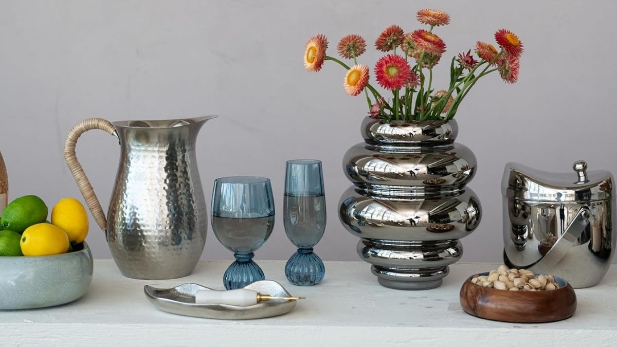 Bloomingville Ribbed Glass Vase: A Refined Accent That Elevates Any Space