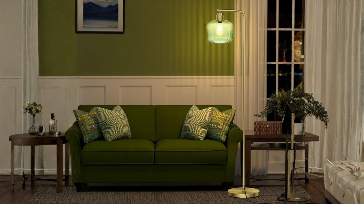 Elegant Green Glass Floor Lamp: A Modern Statement That Transforms Your Space