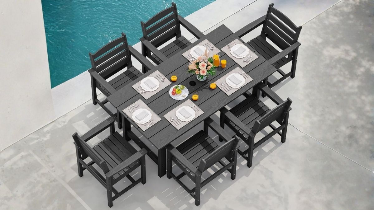 SERWALL 7-Piece Patio Dining Table Set: A Practical Upgrade for Everyday Outdoor Dining