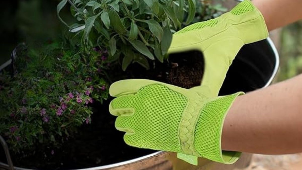 HANDLANDY Women Safety Work Gloves Utility Touch Screen Working Grip Glove