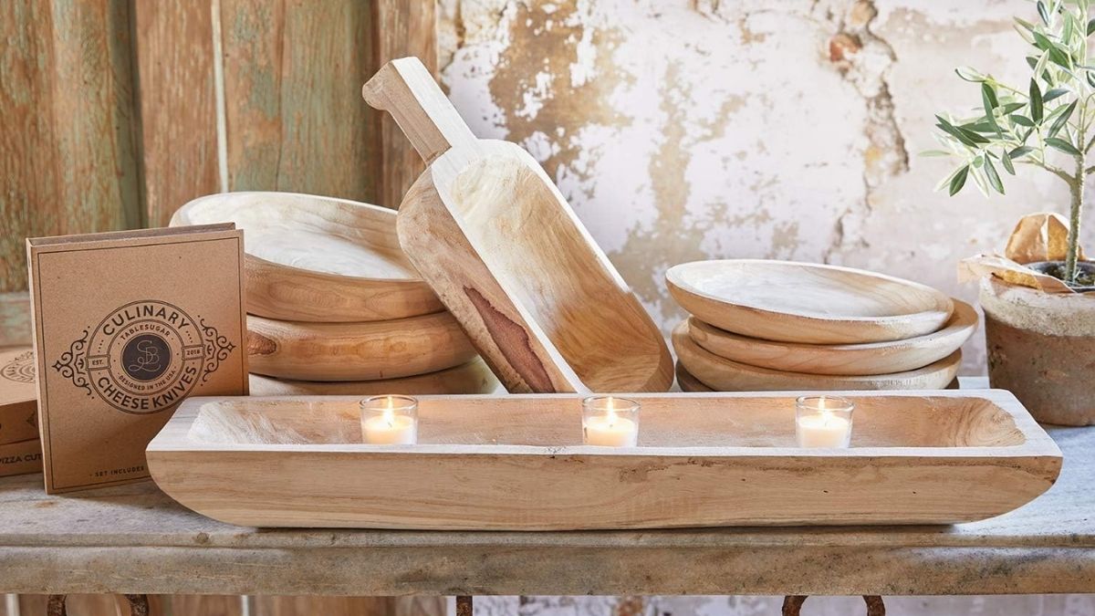 Santa Barbara Design Studio Paulownia Wood Serving Bowl: Where Craftsmanship Meets Everyday Style