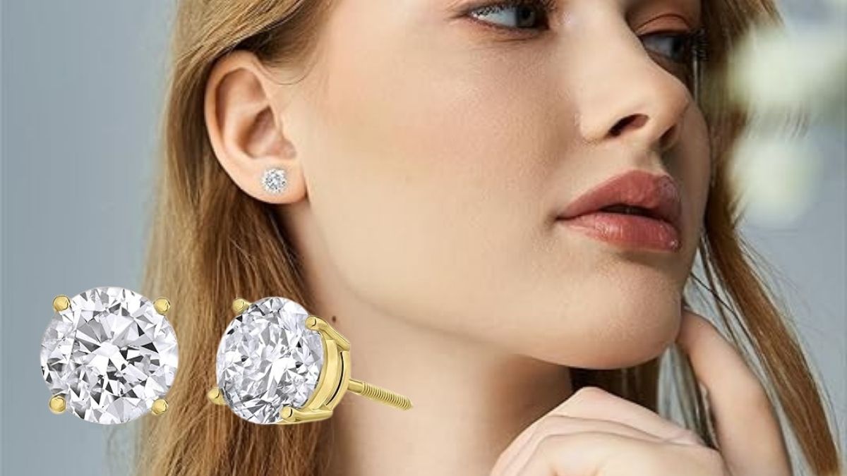 Ethical Sparkle Redefined: The Diamond Channel Lab Grown Diamond Stud Earrings