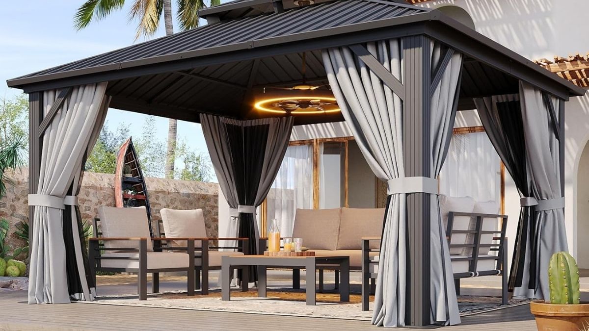 Aoxun Hardtop Gazebo 10by12: Is This the Right All-Season Shelter for You?