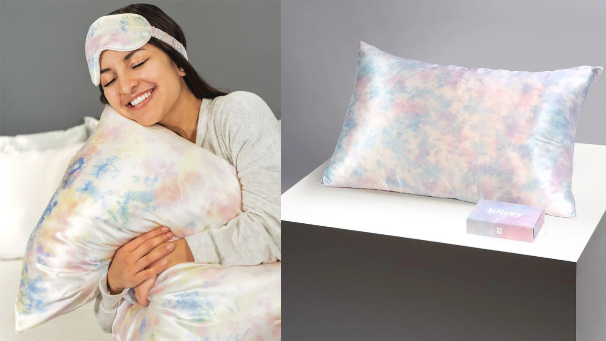Blissy Tie-Dye Silk Pillowcase