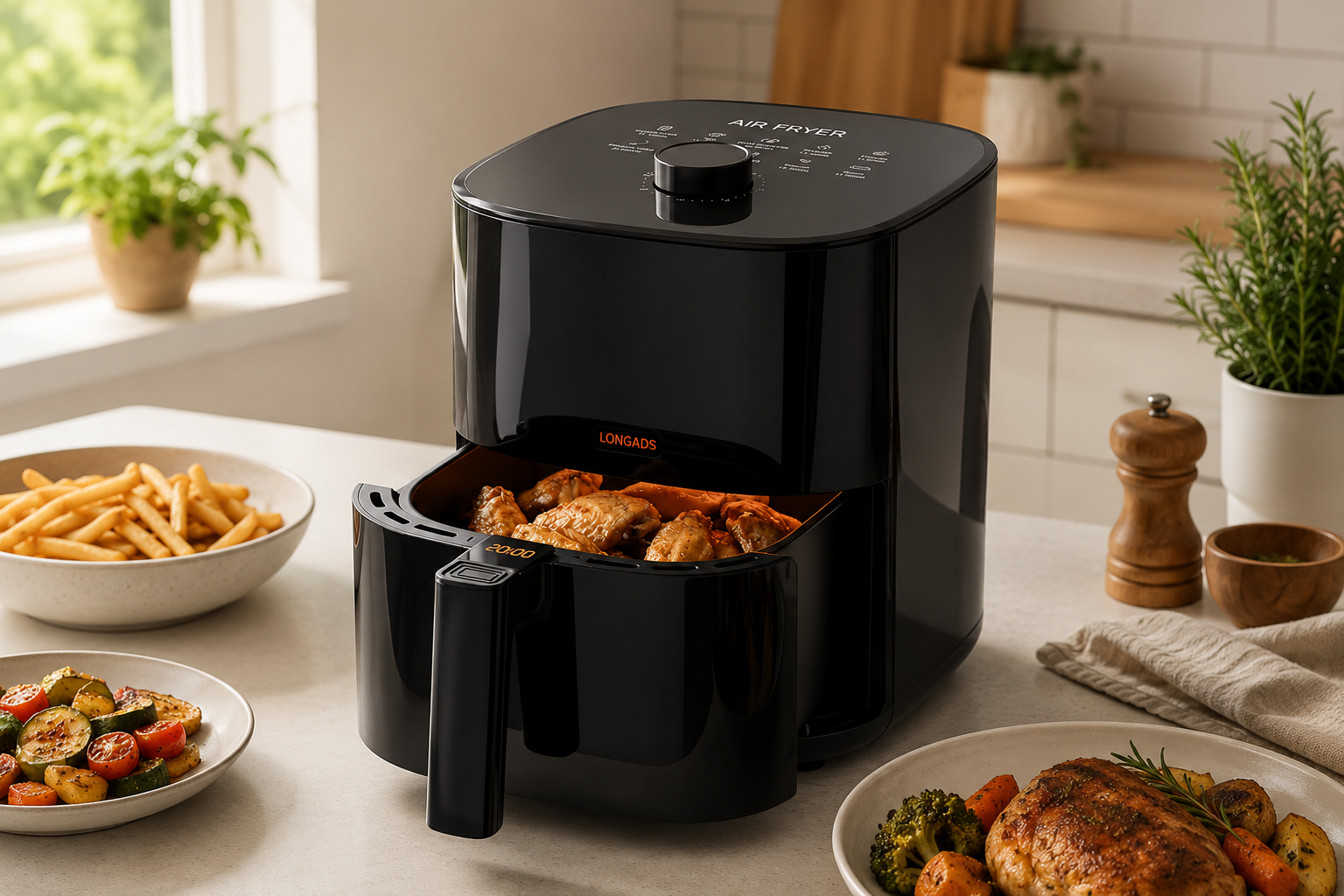 LONGADS Air Fryer Review: How You Can Cook Crispy Meals Faster at Home